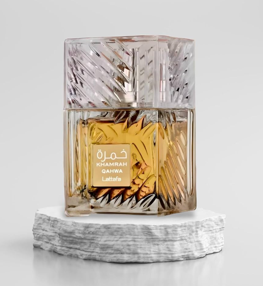 Lattafa Khamrah Qahwa Eau de Parfum 100ml – Luxury Long Lasting Unisex Perfume with Coffee, Spices & Sweet Notes