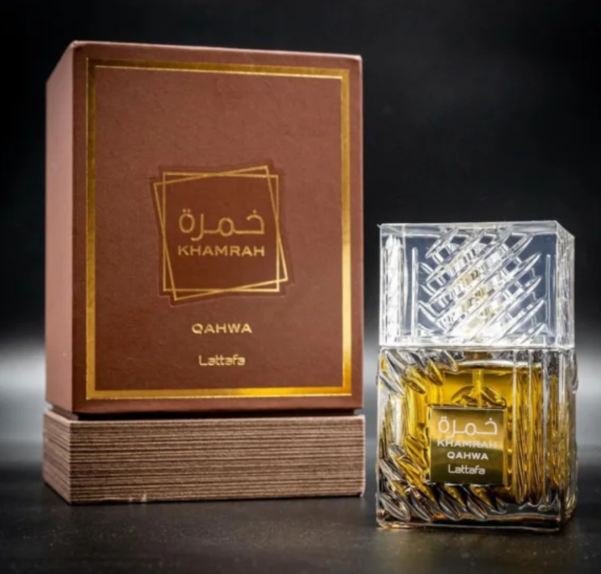 Lattafa Khamrah Qahwa Eau de Parfum 100ml – Luxury Long Lasting Unisex Perfume with Coffee, Spices & Sweet Notes
