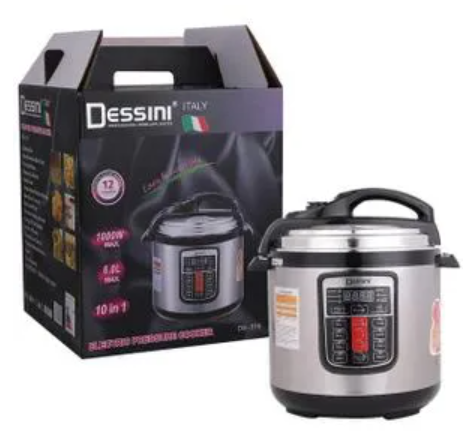 *6 Litre Dessini Electric Pressure Cooker* *ly* 🥏🏄🏽‍♀️ ( *We Value you* )👨🏻 *Loyalty for Royalty* 🧏🏻‍♀️ 6 pre-programmed menu (Rice, Cake, Chicken, Soup, Bean/Beff, Manual Cook) 5 built-in saf