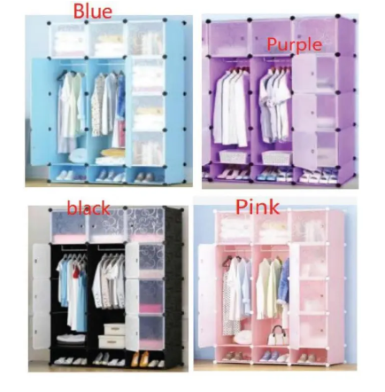 WANDROBE ;-VERY STRONG AND SMART MODERN WANDROBE TC Portable 3-Column Plastic Wardrobes,,.Durable Affordable Perfect for you Extra storage space