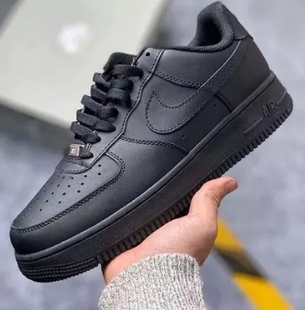 Airforce 1 Sneakers Breathable Shoes, Black Sneakers