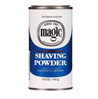 Extra Strength Magic Shaving Powder helps stop razor bumps