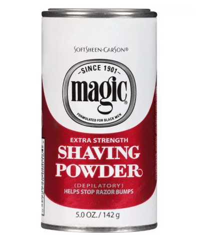 Extra Strength Magic Shaving Powder helps stop razor bumps