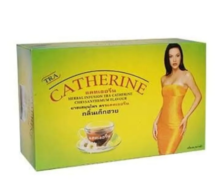 SLIMMING TEA Catherine Tea Chrysanthemum Herbal Weightloss - 32 Bags Green