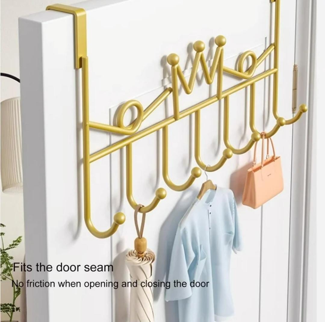 *New arrival 🎉 🎉🎉🎉🎊🔔*



*Heavy gauge behind the door 7 hooks hanger now available *



*Colour white & gold available*

*video has more info*