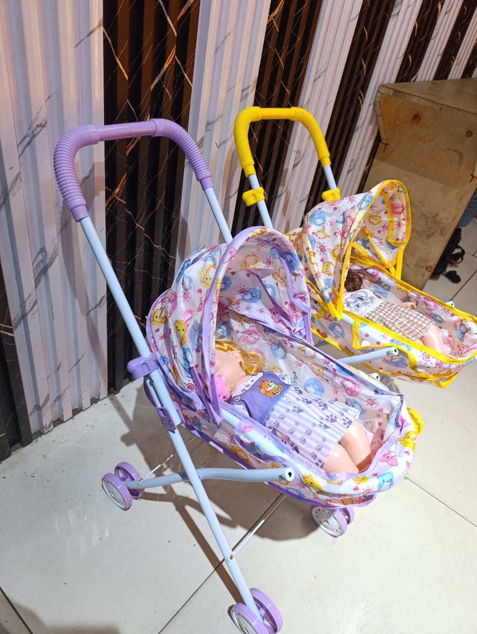 Kids stroller with doll -🔥🔥elegant, durable made of the best material high quality  pocket friendly  easy to use