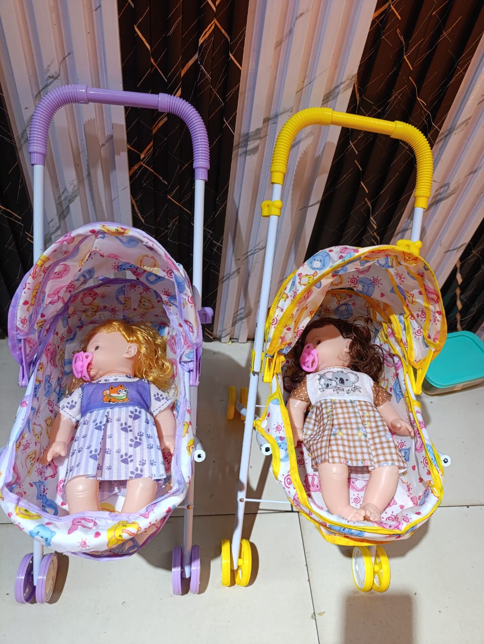 Kids stroller with doll -🔥🔥elegant, durable made of the best material high quality  pocket friendly  easy to use