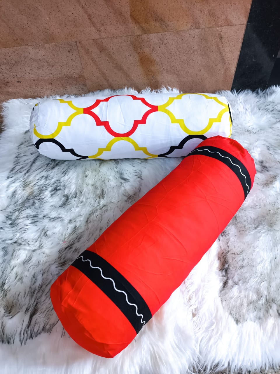 2Pcs Classy Very Quality Stylish🌺 Bolster pillow cases are specially designed covers for cylindrical pillows, offering both protection and aesthetic appeal. 🥳🥳
