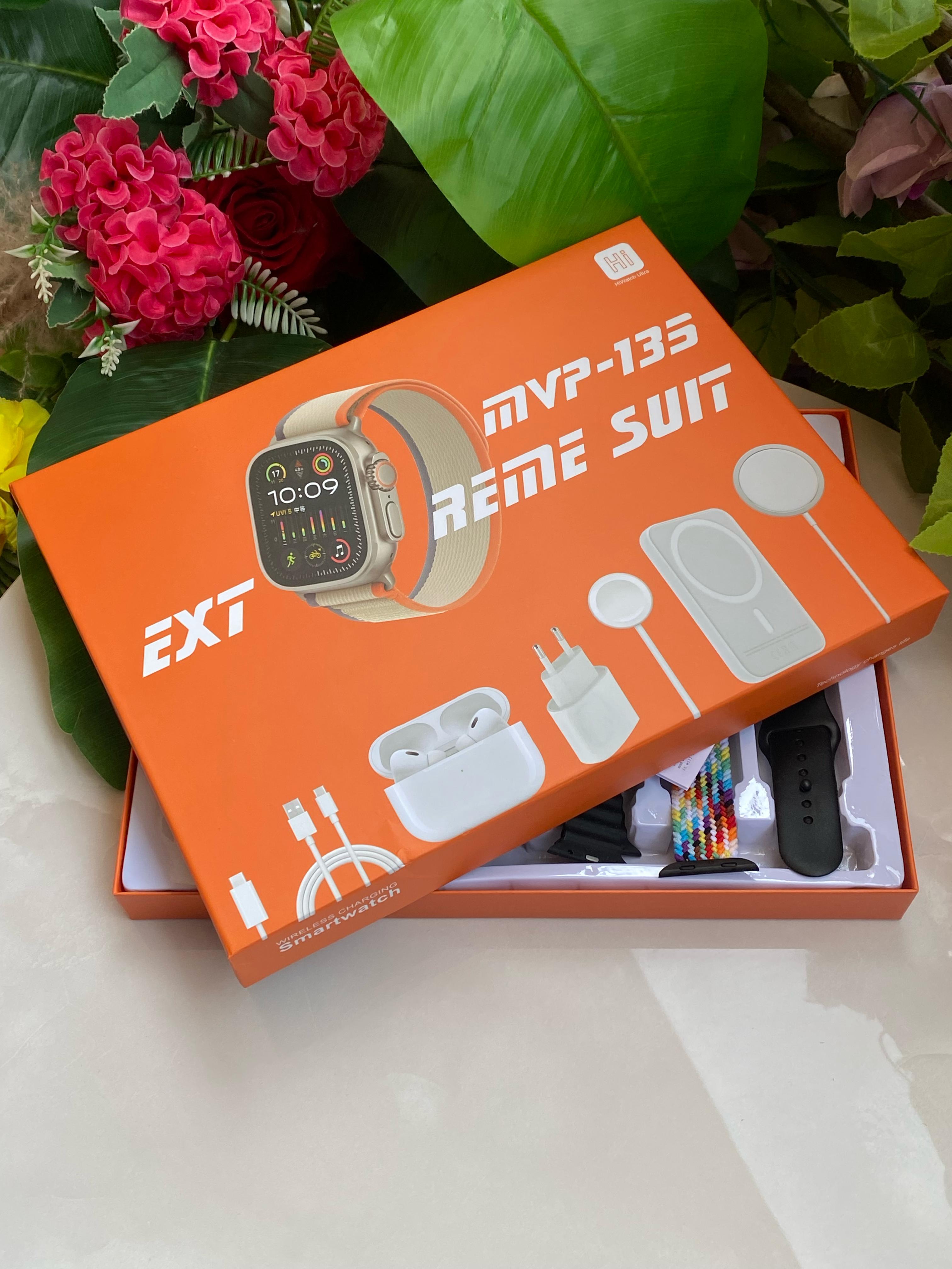 ♨️🔥RESTOCKED🔥♨️



*MVP-135 SMART WATCH WITH POWER BANK & AIRPODS 



✴️Smart watch ✴️Power bank ✴️Airpods ✴️ 4 interchangeable straps 



📞Bluetooth calls enabled 

♦️Sleep monitor

♦️Heart Rate/b