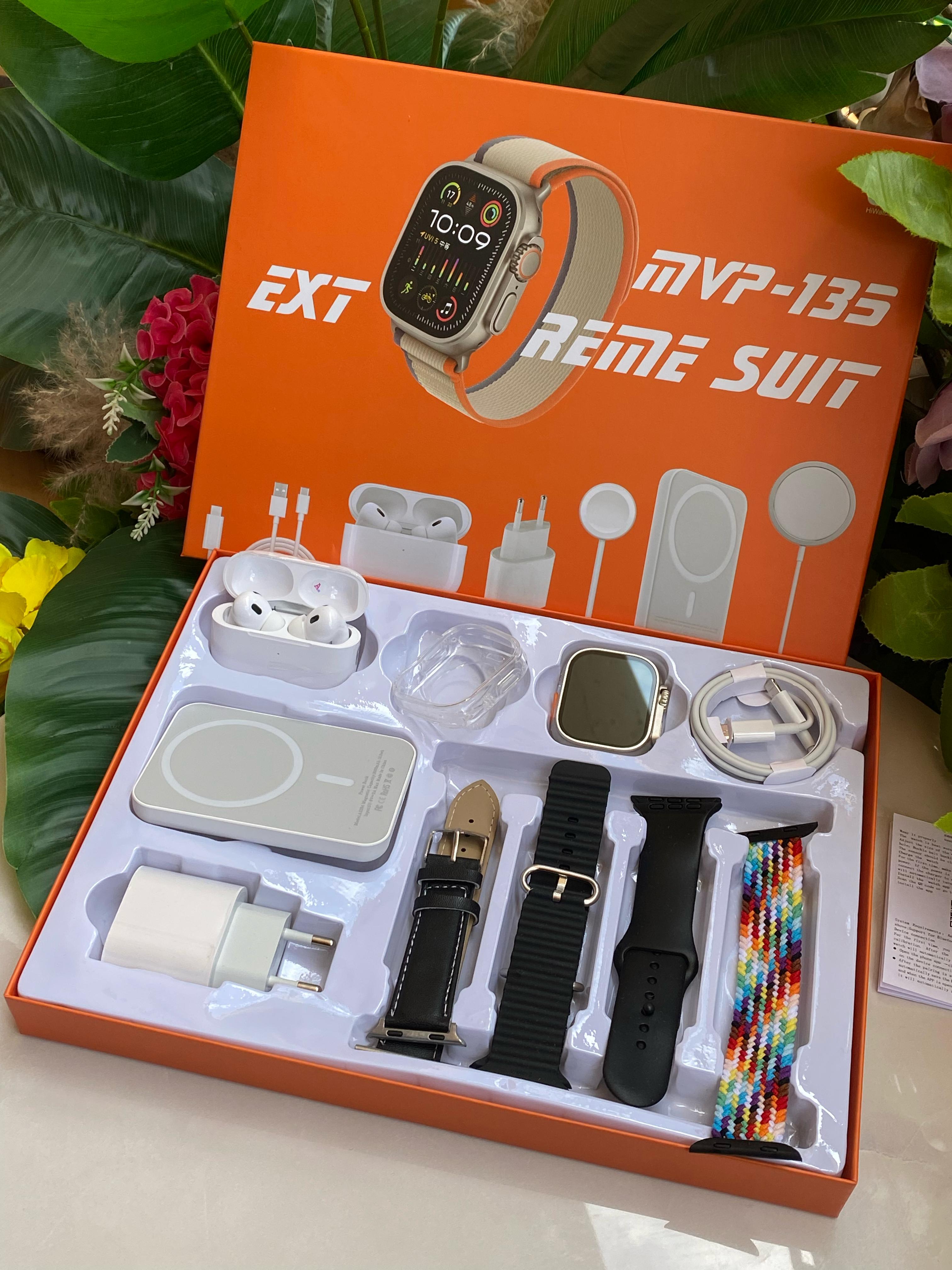 ♨️🔥RESTOCKED🔥♨️



*MVP-135 SMART WATCH WITH POWER BANK & AIRPODS 



✴️Smart watch ✴️Power bank ✴️Airpods ✴️ 4 interchangeable straps 



📞Bluetooth calls enabled 

♦️Sleep monitor

♦️Heart Rate/b
