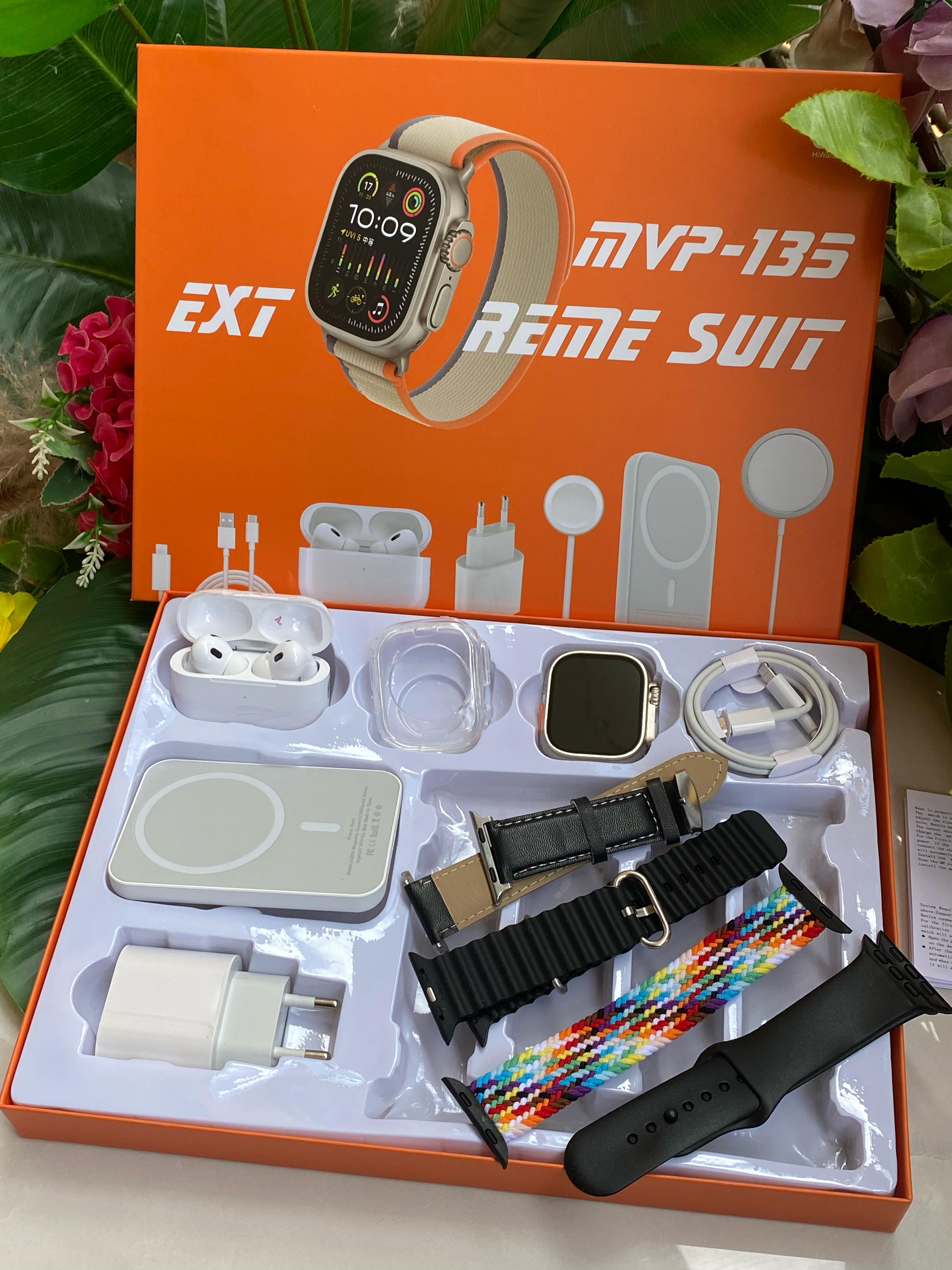 ♨️🔥RESTOCKED🔥♨️



*MVP-135 SMART WATCH WITH POWER BANK & AIRPODS 



✴️Smart watch ✴️Power bank ✴️Airpods ✴️ 4 interchangeable straps 



📞Bluetooth calls enabled 

♦️Sleep monitor

♦️Heart Rate/b