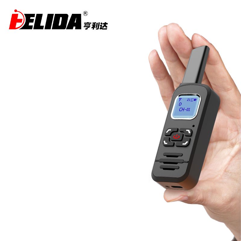 DMR WALKIE TALKIE with Headset Dual Time Slot Encryption Single Frequency Transfer HELIDA F710 Radio 3KM 2Watt