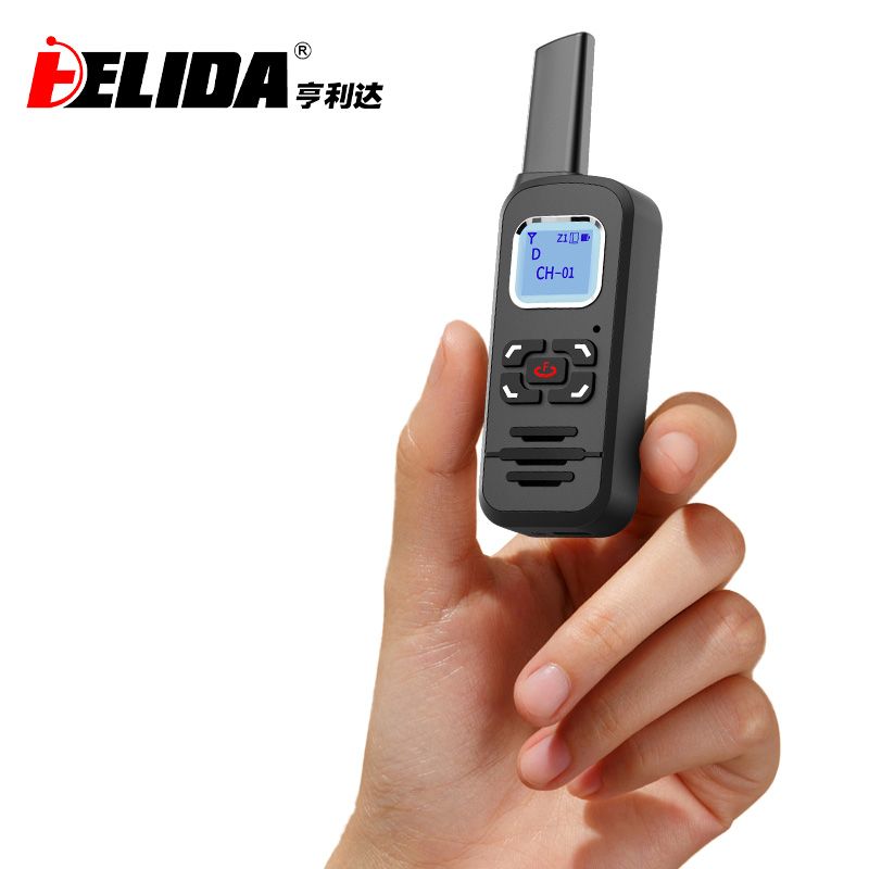 DMR WALKIE TALKIE with Headset Dual Time Slot Encryption Single Frequency Transfer HELIDA F710 Radio 3KM 2Watt