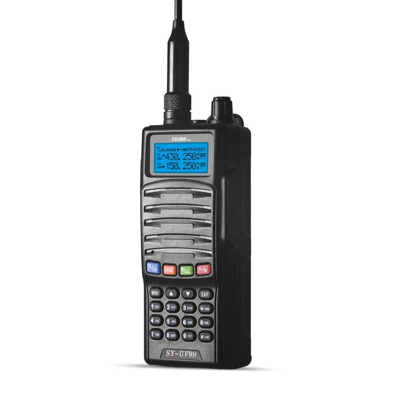 Digital 2way Radio Long Range 5W Dual Band 136-174/400-520MHz 3000mile Walkie Talkie Radio Telephone Charging HELIDA SY-UV99