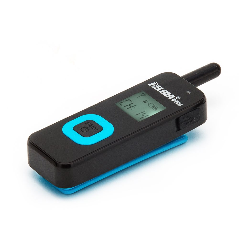 Mini Stylish Talkie Walkie Super Tiny 1watt 90hours HELIDA 22 Channels T-M1 Noise-deduction for Hiking Cycling Picnic