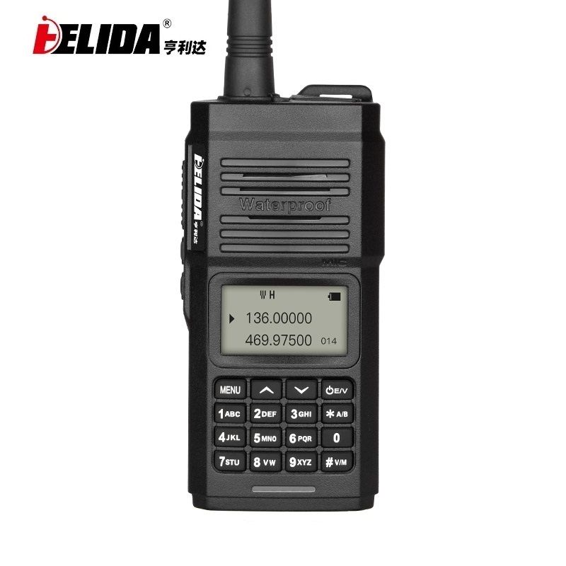 Waterproof 5W Walkie Talkie Dustproof IP68 Portable Intercom Machine Maritime Hotel Station Dual Band Rig Radio HELIDA FS-8300