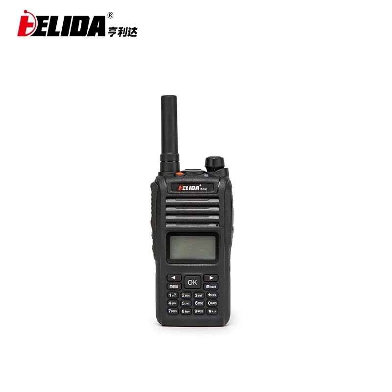 GPS Network Radio 4G LTE GSM WCDMA Long Range 100km Duplex Call Two-Way Radio with SIM Card Mobile Phone HELIDA CD-980 POC Radio