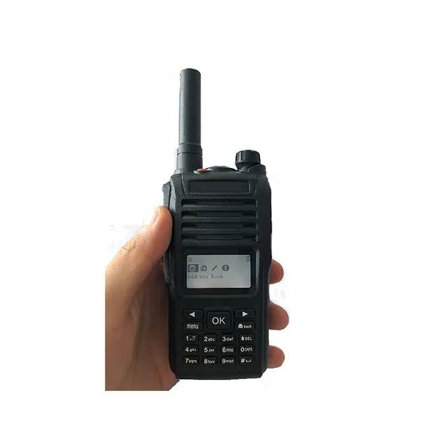 GPS Network Radio 4G LTE GSM WCDMA Long Range 100km Duplex Call Two-Way Radio with SIM Card Mobile Phone HELIDA CD-980 POC Radio