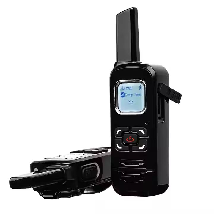 4G LTE NETWORK Two Way Radio 2w 10km TYPE-C 4G POC Walkie Talkie Support VHF/UHF Handheld Two-way Radio Frost with HEADSET HELIDA CD-K1