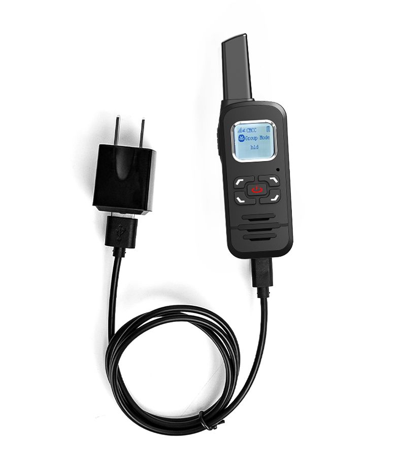 4G LTE NETWORK Two Way Radio 2w 10km TYPE-C 4G POC Walkie Talkie Support VHF/UHF Handheld Two-way Radio Frost with HEADSET HELIDA CD-K1