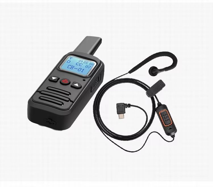 DMR Digital Walkie Talkie Compatible Motorolas Portable HELIDA F713 Waterproof Two Way Radio Single Frequency Transfer