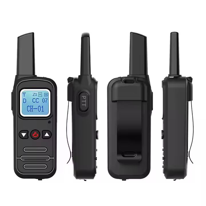 DMR Digital Walkie Talkie Compatible Motorolas Portable HELIDA F713 Waterproof Two Way Radio Single Frequency Transfer
