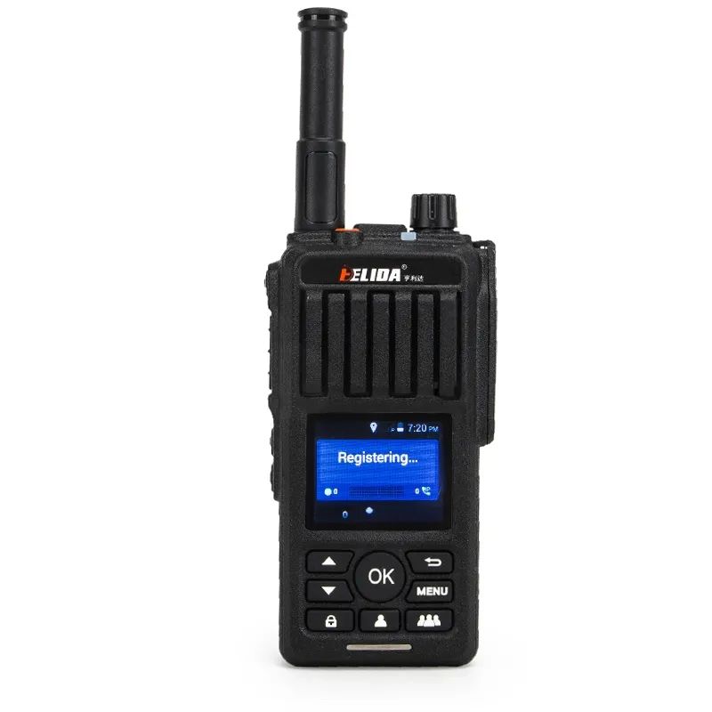 Group Call WIFI 2G/3G/4G Android Walkie Talkie 6000mah 3.7V Support VHF/UHF Handheld Two-way Radio Frost 4G POC GPS Location HELIDA CD-990