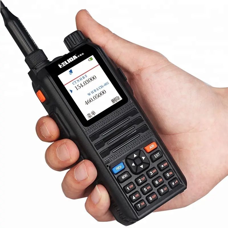 5km AM/FM Portable Transmitter Multiband Radio Receiver CP-UV2000 Walkie Talkie for Construction Site Security Work