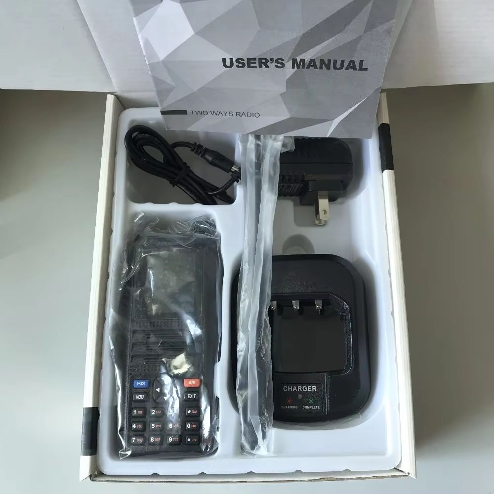5km AM/FM Portable Transmitter Multiband Radio Receiver CP-UV2000 Walkie Talkie for Construction Site Security Work