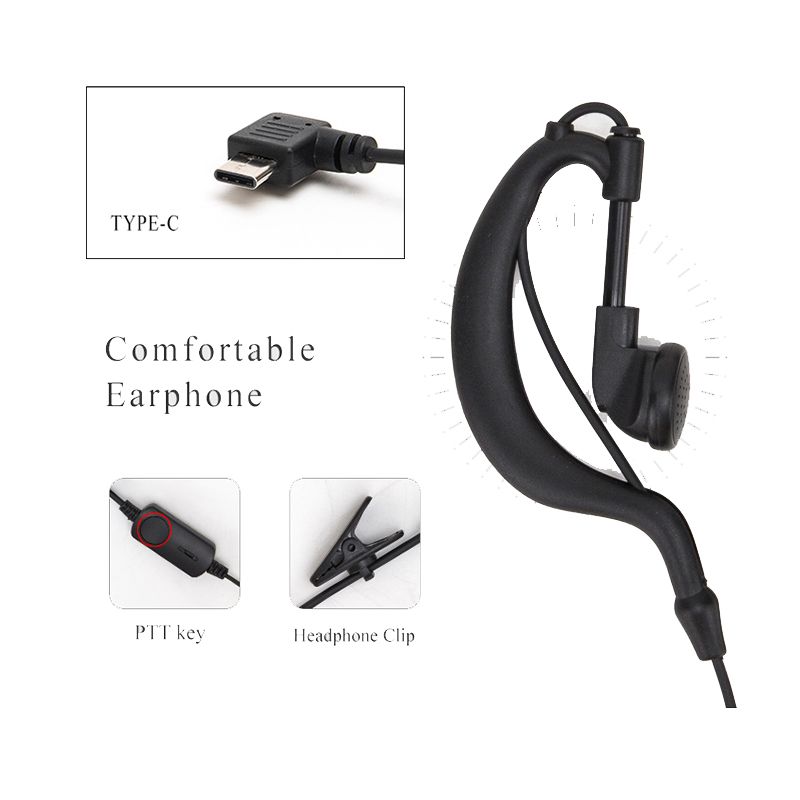 HELIDA T-M2P WATERPROOF Portable High Quality Mini UHF 400-520MHz Radio with Earphone Handstand Walkie Talkie 700mAh 35channels