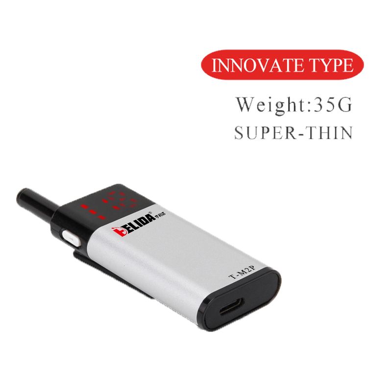 HELIDA T-M2P WATERPROOF Portable High Quality Mini UHF 400-520MHz Radio with Earphone Handstand Walkie Talkie 700mAh 35channels