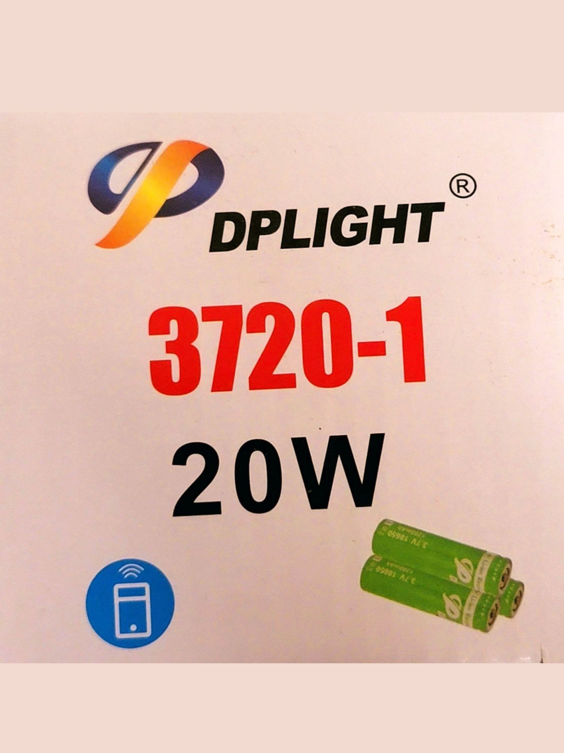 (BLACK FRIDAY DEALS) DPLIGHT 3720-1 20W rechargeable LED bulb with a USB charging port ,designed for emergency backup lighting.