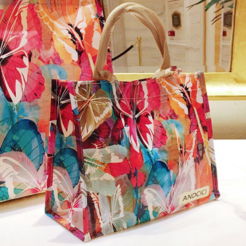 Oil - Painting Waterproof Bag: Large - Capacity Tote for Travel, Shopping, Swimming & Fitness