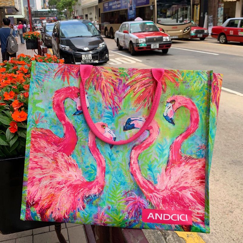 Oil - Painting Waterproof Bag: Large - Capacity Tote for Travel, Shopping, Swimming & Fitness