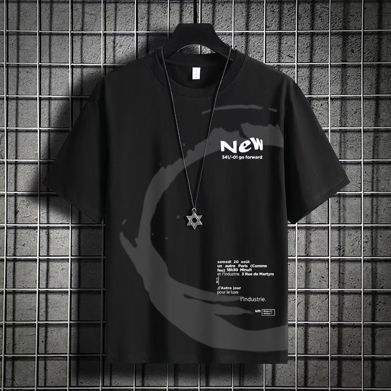 Men's Fashion Ice Silk Shirts - Short Sleeve Loose Casual shirts, Lightweight Breathable Leisure Tops with Stylish Designs