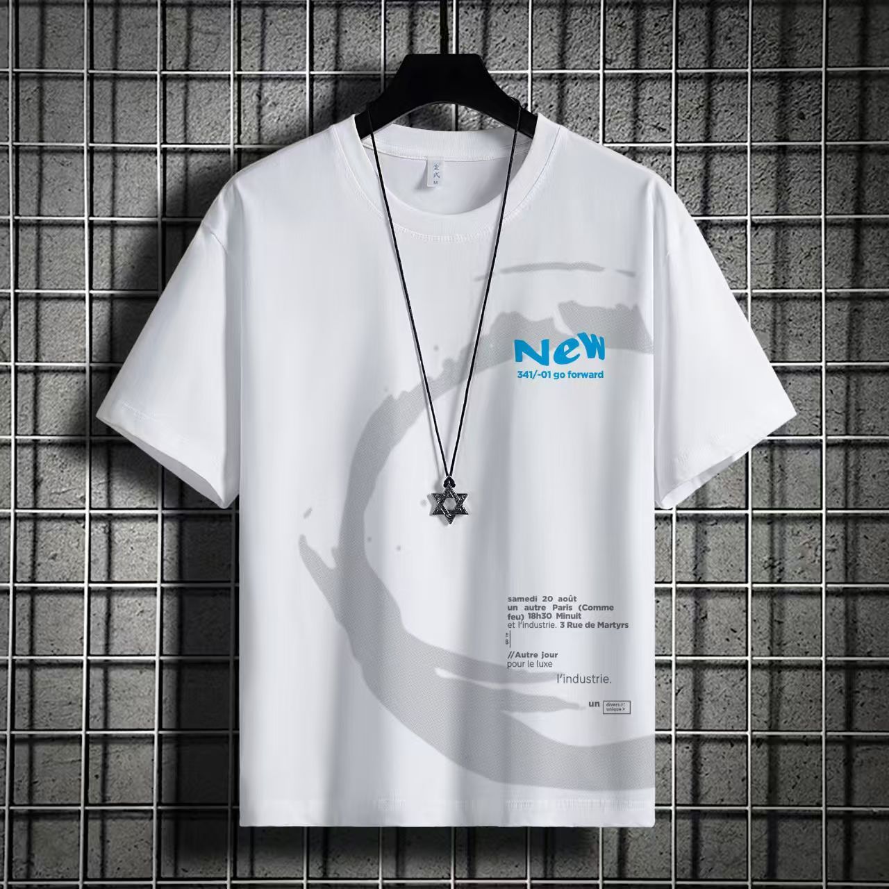 Men's Fashion Ice Silk Shirts - Short Sleeve Loose Casual shirts, Lightweight Breathable Leisure Tops with Stylish Designs