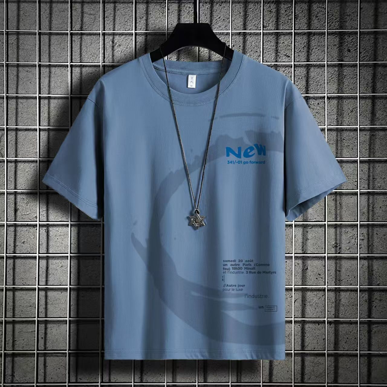 Men's Fashion Ice Silk Shirts - Short Sleeve Loose Casual shirts, Lightweight Breathable Leisure Tops with Stylish Designs