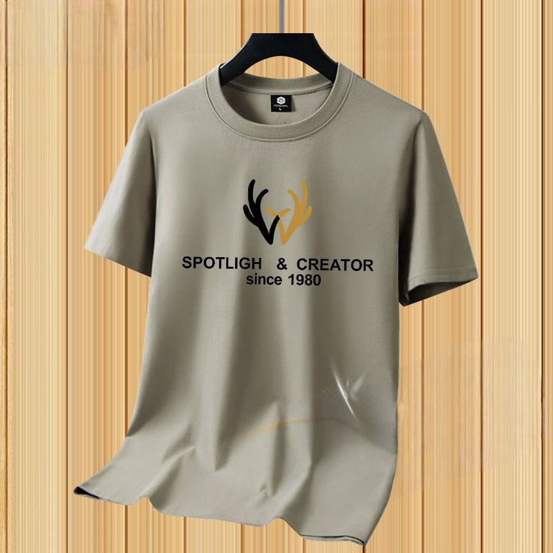 Men's Fashion Ice Silk Shirts - Short Sleeve Loose Casual shirts, Lightweight Breathable Leisure Tops with Stylish Designs