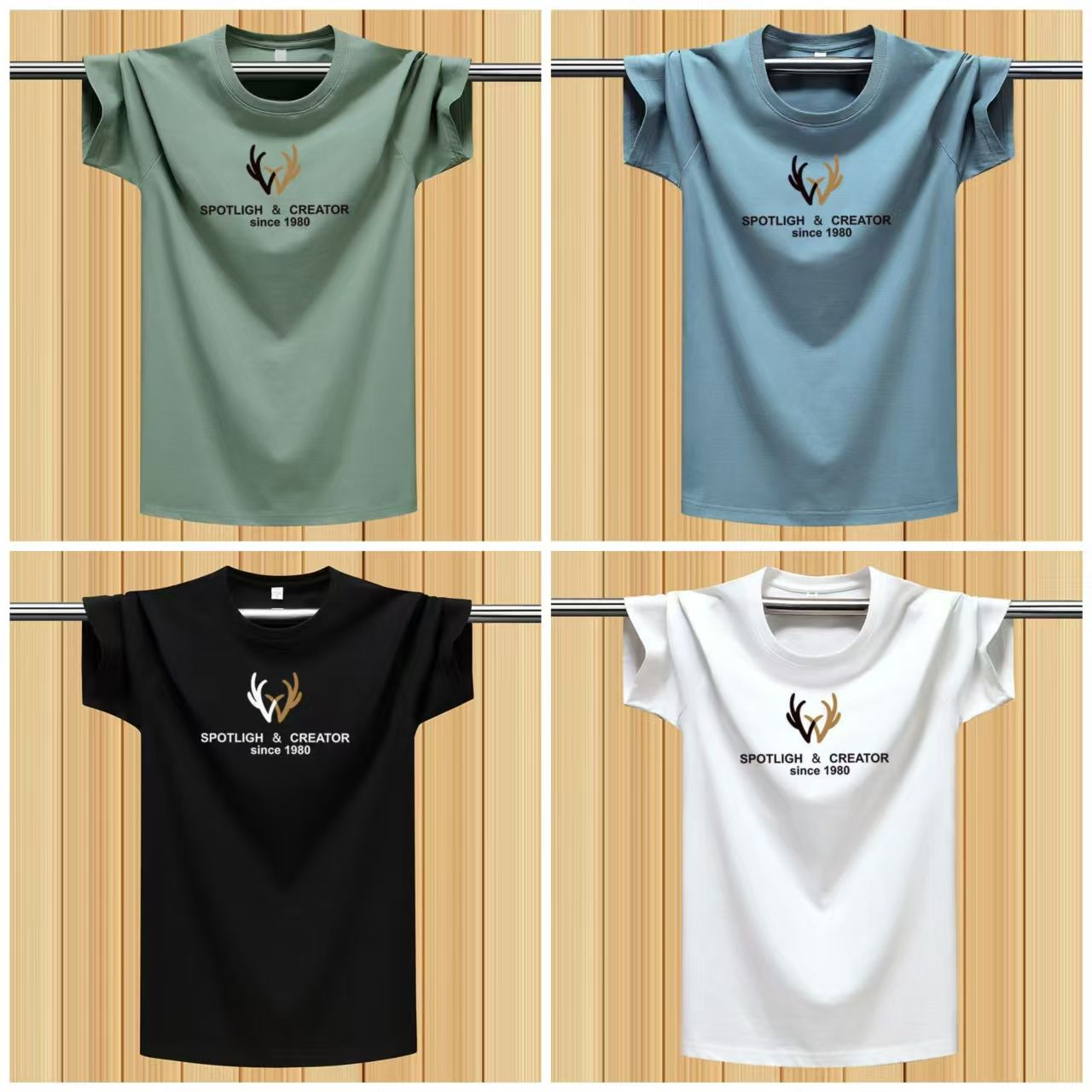 Men's Fashion Ice Silk Shirts - Short Sleeve Loose Casual shirts, Lightweight Breathable Leisure Tops with Stylish Designs