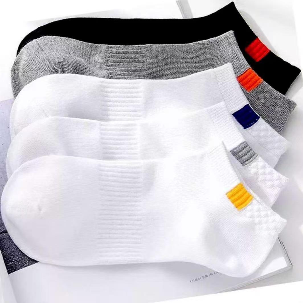 Men's Socks 5-Pair Set: Sports socks, Casual socks,Athletic  Socks, Ankle & Mid-Calf Socks, Fresh & Breathable Four-Season Style, Business & Casual Odor-Resistant Sweat-Absorbent Socks for Men