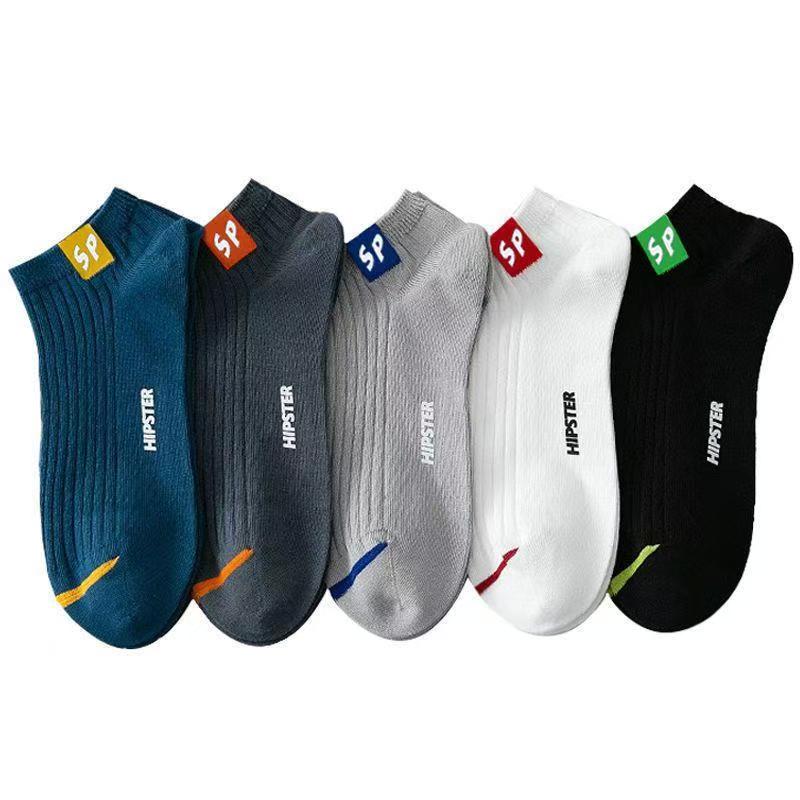 Men's Socks 5-Pair Set: Sports socks, Casual socks,Athletic  Socks, Ankle & Mid-Calf Socks, Fresh & Breathable Four-Season Style, Business & Casual Odor-Resistant Sweat-Absorbent Socks for Men