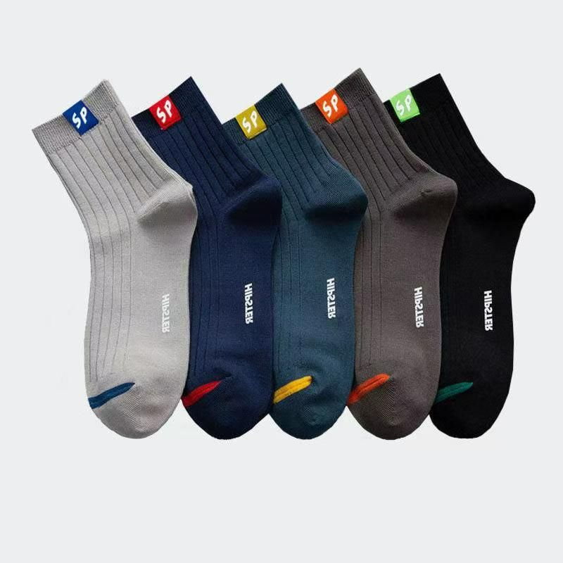 Men's Socks 5-Pair Set: Sports socks, Casual socks,Athletic  Socks, Ankle & Mid-Calf Socks, Fresh & Breathable Four-Season Style, Business & Casual Odor-Resistant Sweat-Absorbent Socks for Men
