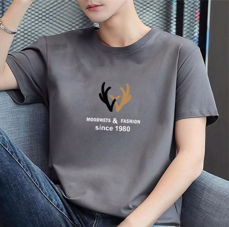 Men's Fashion Ice Silk Shirts - Short Sleeve Loose Casual shirts, Lightweight Breathable Leisure Tops with Stylish Designs