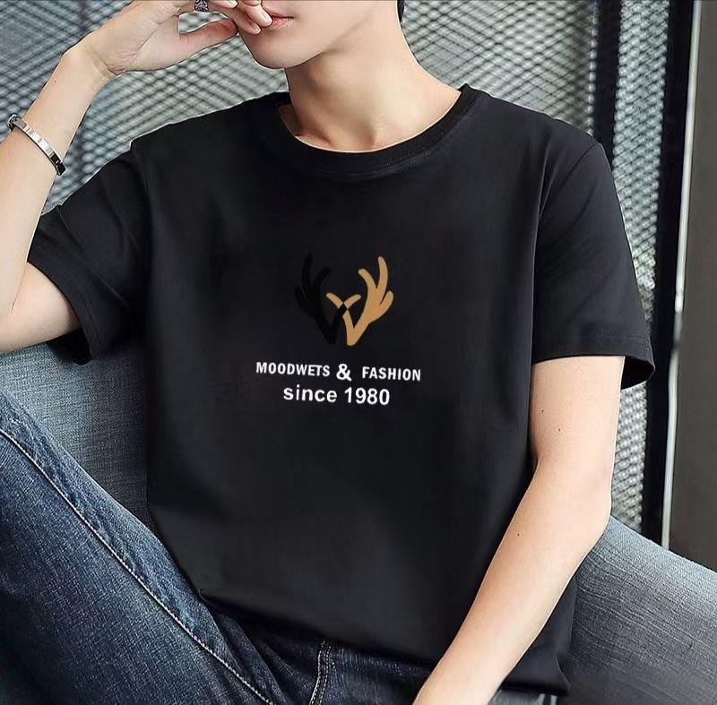 Men's Fashion Ice Silk Shirts - Short Sleeve Loose Casual shirts, Lightweight Breathable Leisure Tops with Stylish Designs