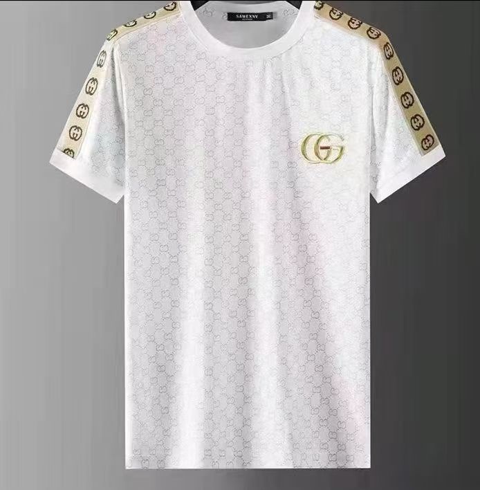 Men's Fashion 2 Piece Outfits, Luxury Style Embroidered Short Sleeve T-Shirt & Jogger Pants/Shorts Set, Casual Streetwear Sportswear for Summer, Breathable Quick Dry Matching Tracksuit for Men