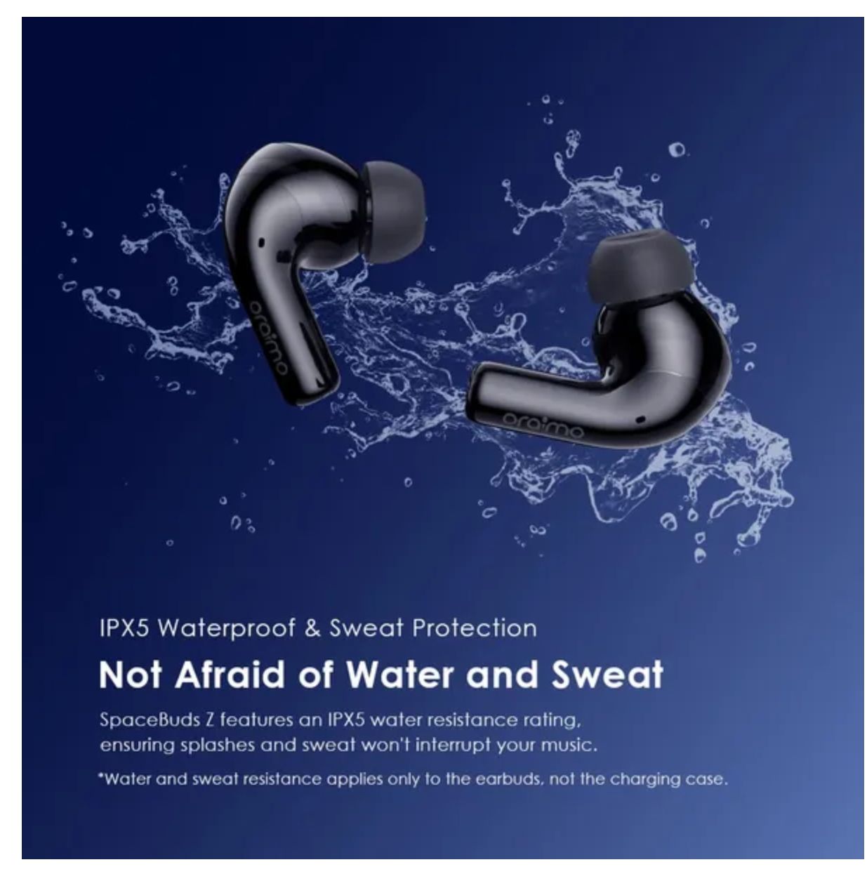 [Anniversary Deal] Oraimo SpaceBuds Spatial Audio Z ANC True Wireless Earbuds 4-Mic Call Noise Cancellation Sound360 Spatial Audio Up to 38-Hour Long Playtime IPX5 Waterproof & Sweat Protection