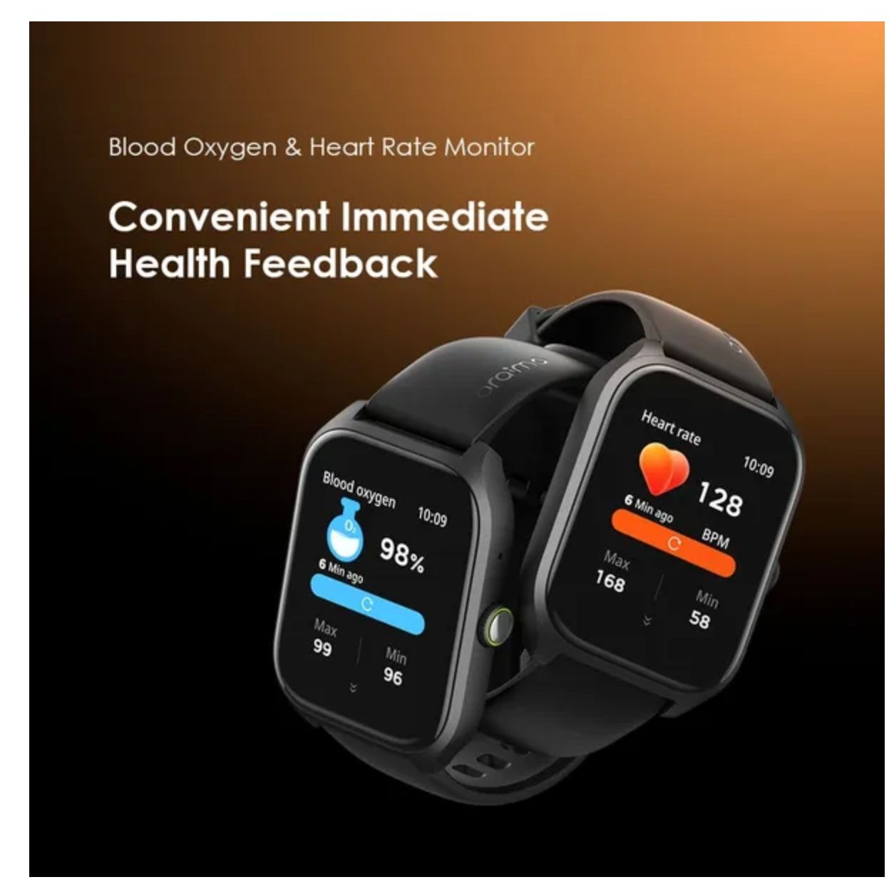 [Anniversay Deal] Oraimo Watch 5 Lite 2.01" HD IP68 Smart Watch AI-Generated Watch Faces Time Wireless HD Calling Blood Oxygen & Heart Rate Monitor IP68 Waterproof & Dustproof Smartwatch