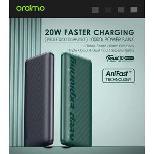 [Anniversary Deal] Oraimo Toast 10 Pd Pro II 10000mAh 20W Fast Charging Power Bank Secure Charging Widely Compatible Power Bank