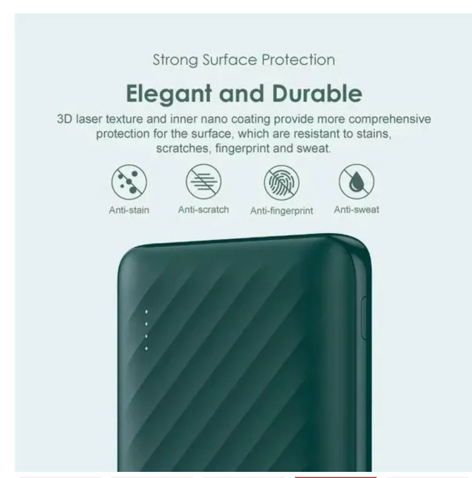 [Anniversary Deal] Oraimo Toast 10 Pd Pro II 10000mAh 20W Fast Charging Power Bank Secure Charging Widely Compatible Power Bank