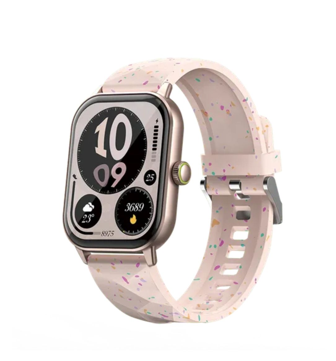 Oraimo Watch 5 2.01" HD Panda Glass 1ATM Smart Watch 300mAh Battery 7-Day Usage Time Scratch-resistant More Durable Wireless HD Calling All-day Health Monitoring 1ATM Water-resistant Smartwatch